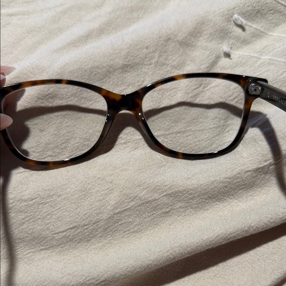 Versace Tortoise Shell Eyeglasses - image 5